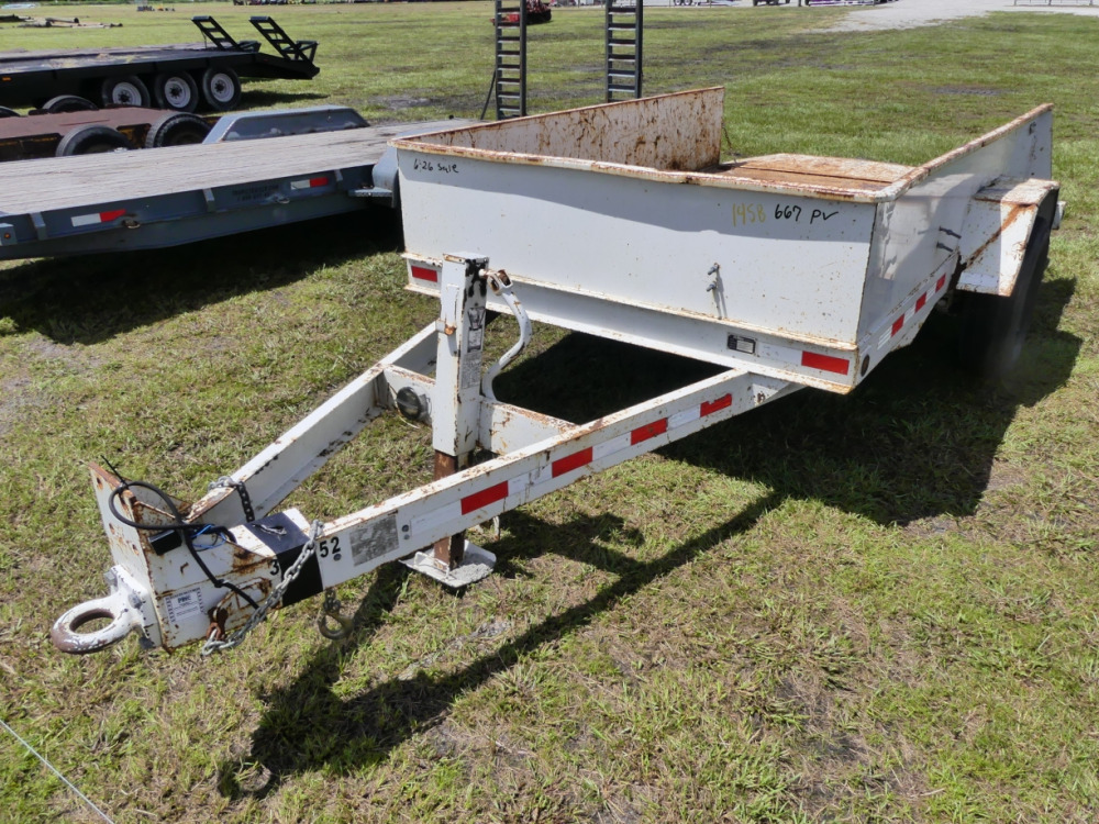 1458 2018 Altec Bumper Pull Single Axle Trailer DeMott Auction