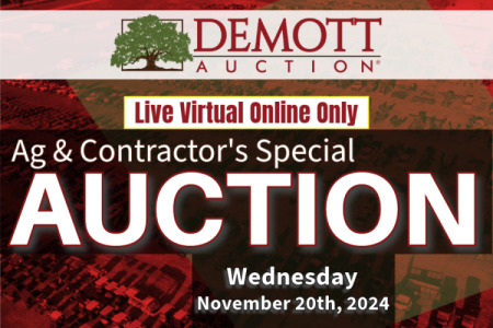 Ag & Contractor's Special - Live Virtual Online Only