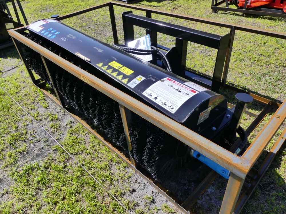 Quick Attach Sweeper #633 - Mower King SSAB72 Quick Attach 72