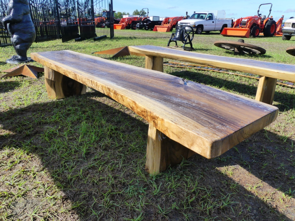 384C Wood Bench DeMott Auction