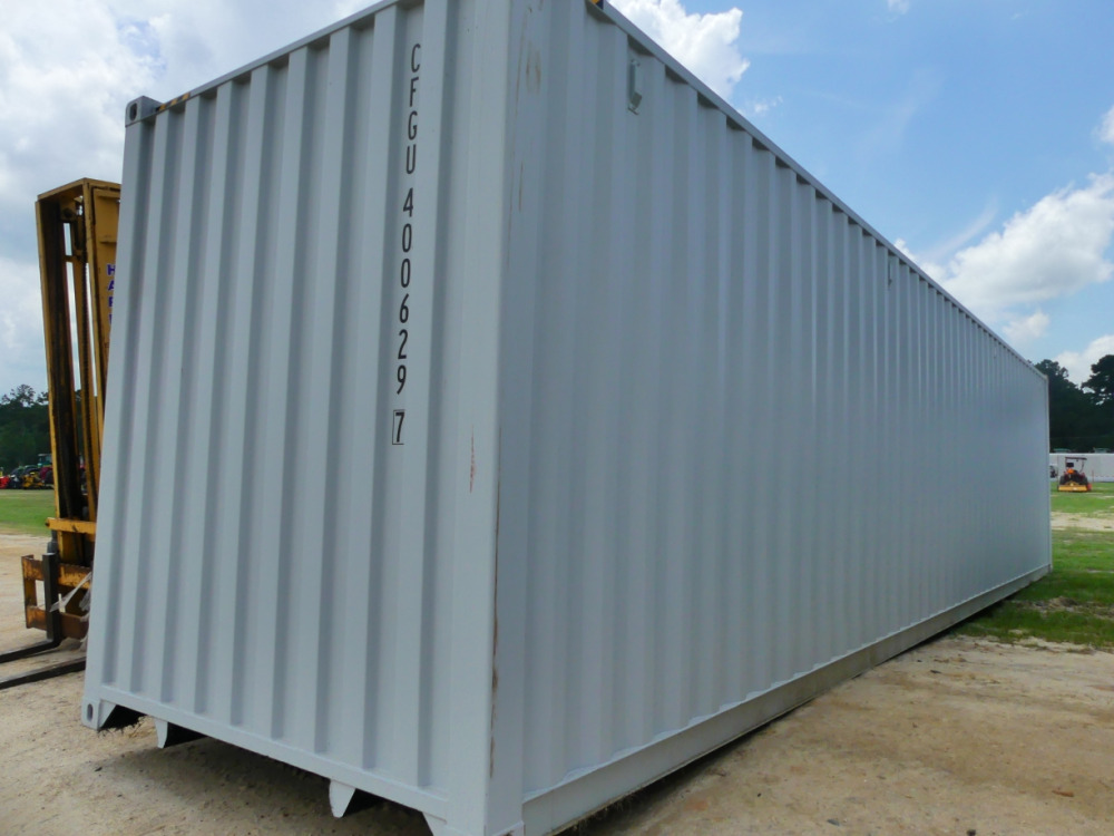 #519 - 40' High Cube Multi Door Container | DeMott Auction
