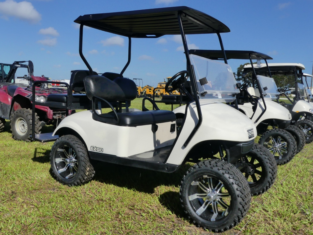Ez Go Txt48 Electric Golf Cart Demott Auction