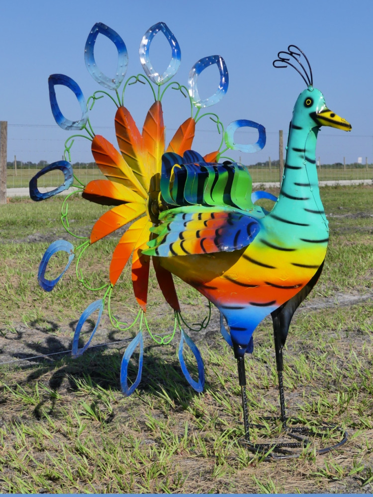  2177 metal peacock demott auction