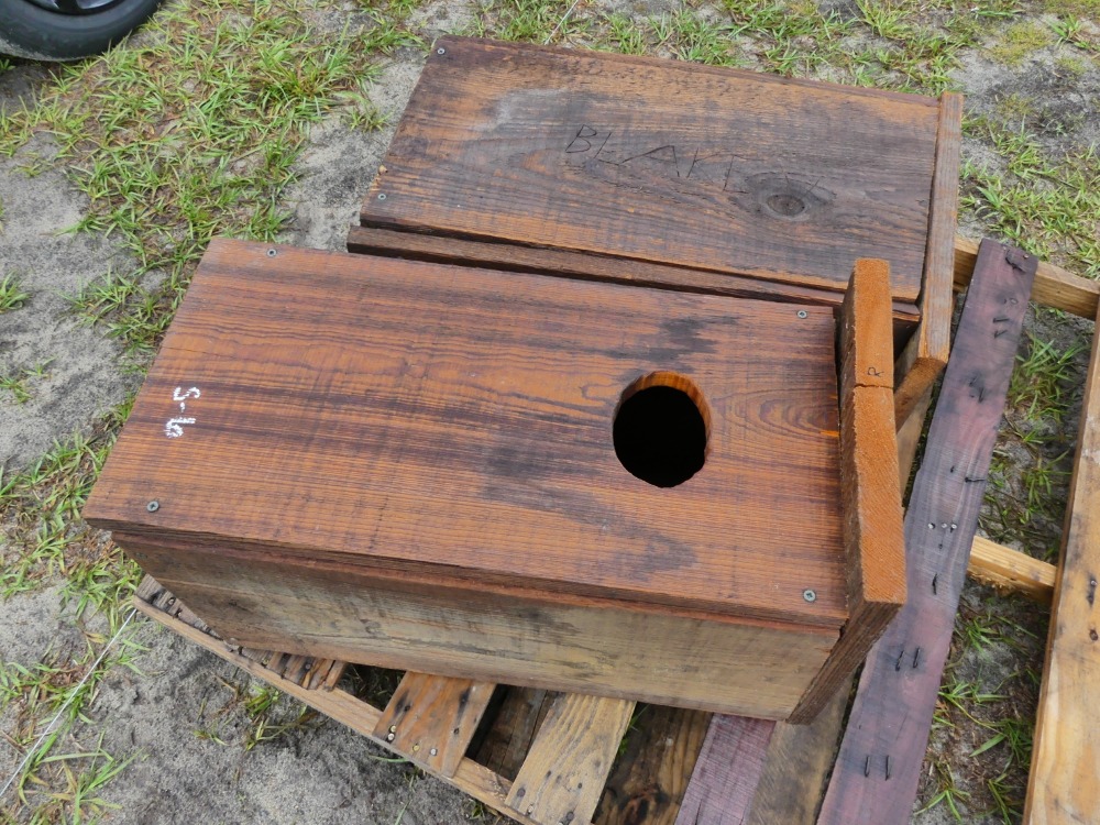 Picture of #2060 - 2 Duck Nesting Boxes | DeMott Auction
