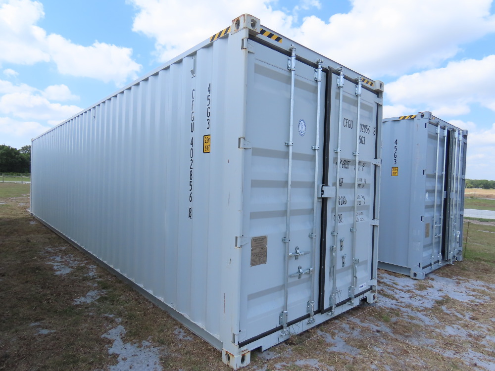 #2626 - AGT 40' High Cube Multi Door Container | DeMott Auction