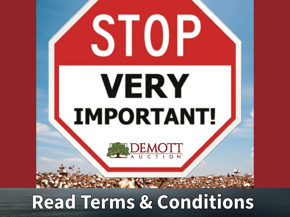 #2 - ATTENTION PLEASE READ | DeMott Auction