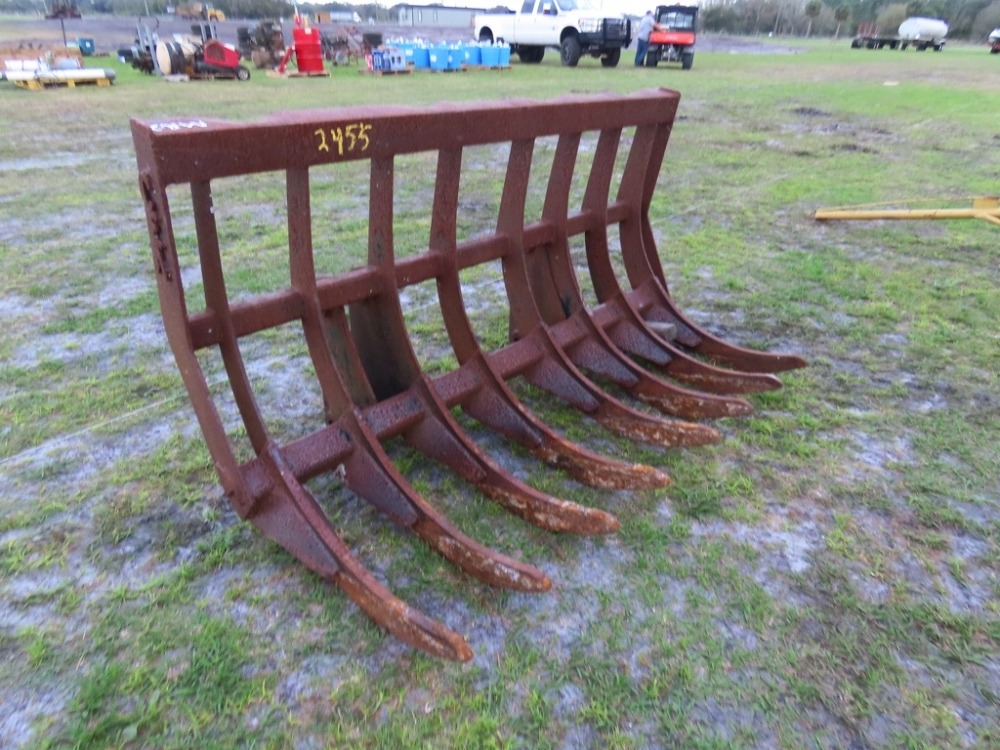 #2455 - 7' Stacking Rake | DeMott Auction