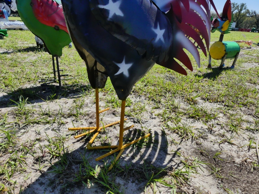 #2169 - Metal Rooster | DeMott Auction