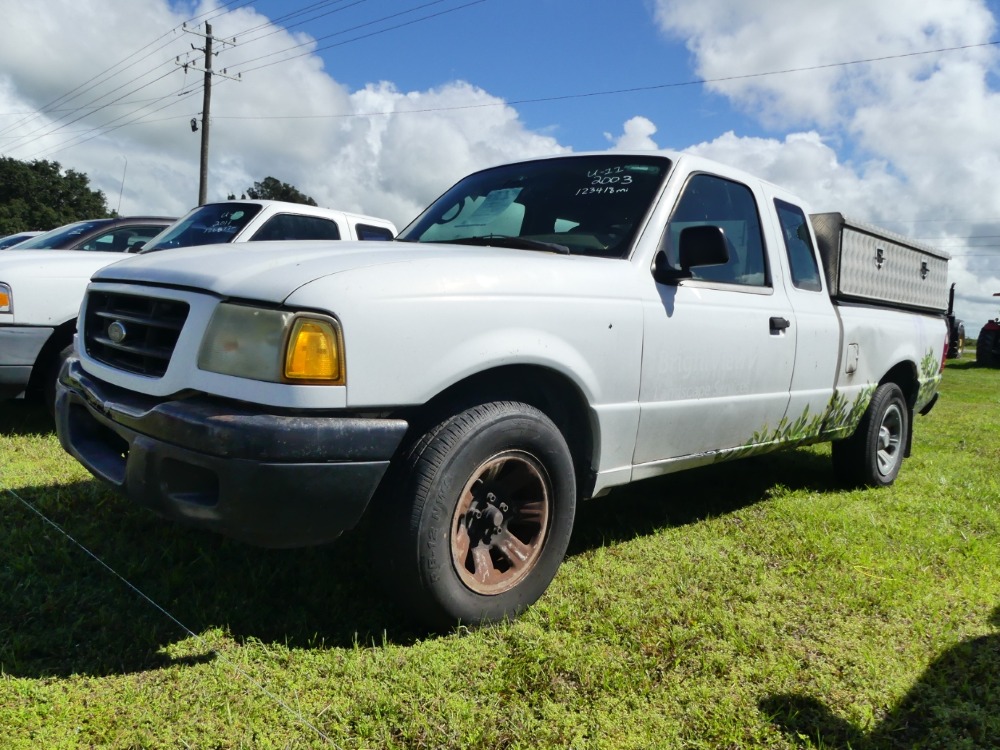 #1106 - 2003 Ford Ranger | DeMott Auction